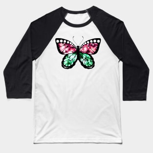 Christmas Butterflies Baseball T-Shirt